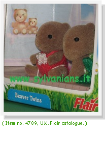 Vintage Sylvanian Families Calico Critters Furbanks Écureuil